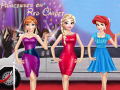 Mchezo Princesses On Red Carpet