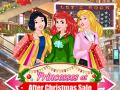 Mchezo Princesses at After Christmas Sale