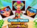 Mchezo Oceania Princess Moana Face Art
