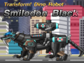 Mchezo Transform! Dino Robot Smilodon Black