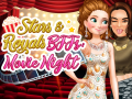 Mchezo Stars & Royals BFFS: Movie Night