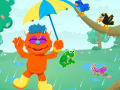 Mchezo 123 Sesame Street: Seasons spinner 