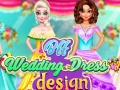 Mchezo BFF Wedding Dress Design