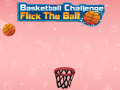 Mchezo Basketball Challenge Flick The Ball