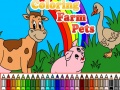 Mchezo Coloring Farm Pets