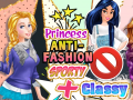 Mchezo Princess Anti Fashion: Sporty + Classy