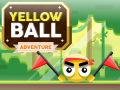 Mchezo Yellow Ball Adventure