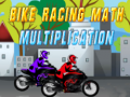Mchezo Bike racing math multiplication