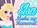 Mchezo Elsa Make Up Removal