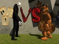 Mchezo Slenderman vs Freddy The Fazbear
