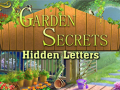 Mchezo Garden Secrets Hidden Letters
