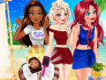 Mchezo Disney Princesses Summer Braids