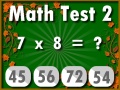 Mchezo Math Test 2