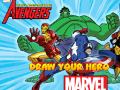 Mchezo Marvel Draw Your Hero