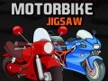 Mchezo Cartoon Motorbike Jigsaw