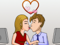 Mchezo Secret Office Kissing