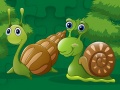 Mchezo Cute Snails Jigsaw
