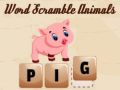 Mchezo Word Scramble Animals