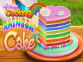 Mchezo Pony Cooking Rainbow Cake