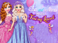 Mchezo Elsa and Anna Sent to Fairyland