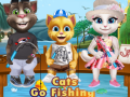 Mchezo Cats Go Fishing