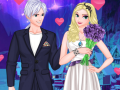 Mchezo Ice Couple Princess Magic Date