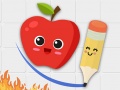 Mchezo Fruit Escape: Draw Line