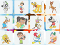 Mchezo Cartoons Characters