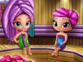 Mchezo Glittery Genies Realife Sauna