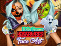 Mchezo Kylie Jenner Halloween Face Art