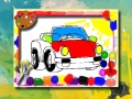 Mchezo Cartoon Cars Coloring Book