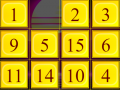 Mchezo 4x4 Number Slider