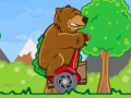 Mchezo Bear on a Scooter
