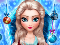 Mchezo Ice Queen New Year Makeover
