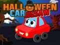 Mchezo Halloween Car Jigsaw