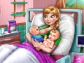Mchezo Ice Princess Twins Birth