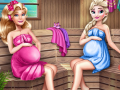 Mchezo Cute Mommies Pregnant Sauna