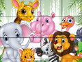 Mchezo Animals Sliding Puzzle