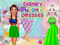 Mchezo Disney Neon Dresses