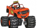 Mchezo Coloring Monster Machines