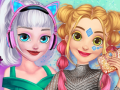Mchezo Elsa and Rapunzel Future Fashion
