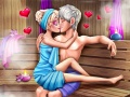 Mchezo Ice Queen Sauna Flirting