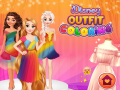 Mchezo Disney Outfit Coloring
