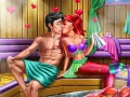 Mchezo Mermaid Sauna Flirting