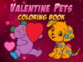 Mchezo Valentine Pets Coloring Book