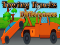 Mchezo Towing Trucks Differences