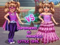 Mchezo Little Girl Superhero vs Princess