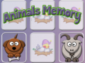 Mchezo Animals Memory 