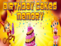 Mchezo Birthday Cakes Memory