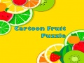 Mchezo Cartoon Fruit Puzzle